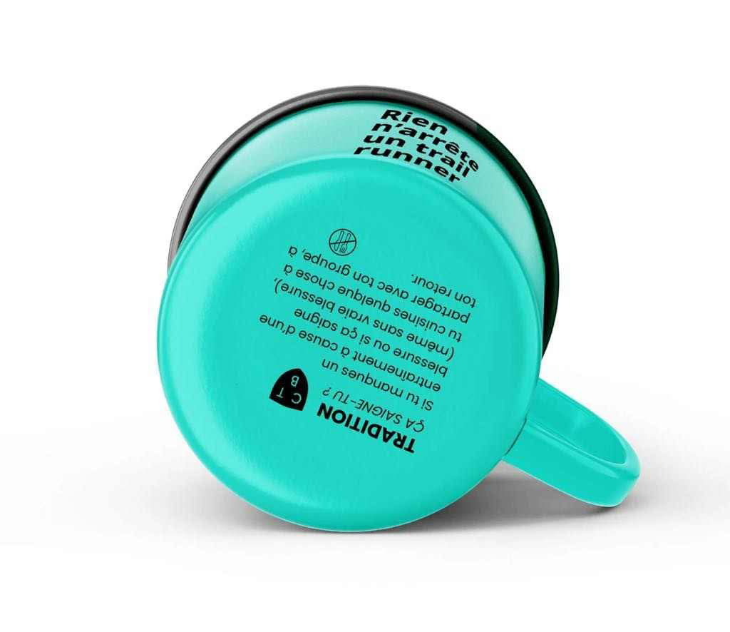 Tasse métal émaillé CTB Tradition